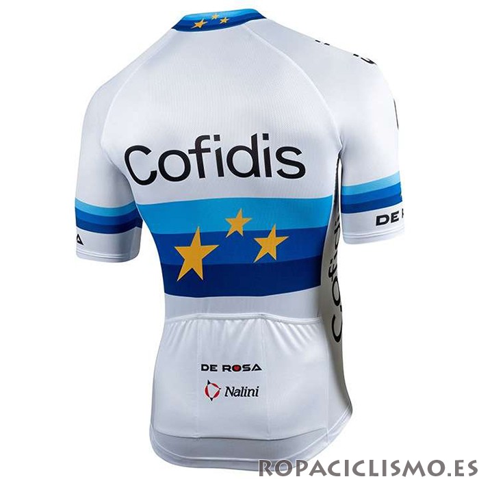 2020 Maillot Cofidis Tirantes Mangas Cortas Campeon Europa